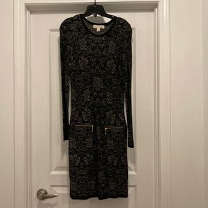 Black knee length Michael Kors dress